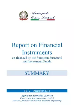 Report on Financial Instruments co-financed by the European Structural and Investment Funds
