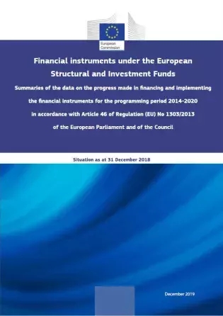 Summaries of the data on the progress made in financial instruments – Situation as at 31 December 2018 Summaries of the data on the progress made in financial instruments – Situation as at 31 December 2018