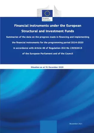 Summaries of the data on the progress made in financial instruments – Situation as at 31 December 2020 Summaries of the data on the progress made in financial instruments – Situation as at 31 December 2020