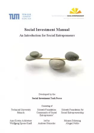 Social investment manual  - An introduction for social entreprises