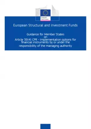 Guidance Note on implementation options for financial instruments by or under the responsibility of the managing authority