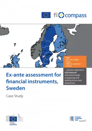 Ex-ante assessment for financial instruments, Sweden