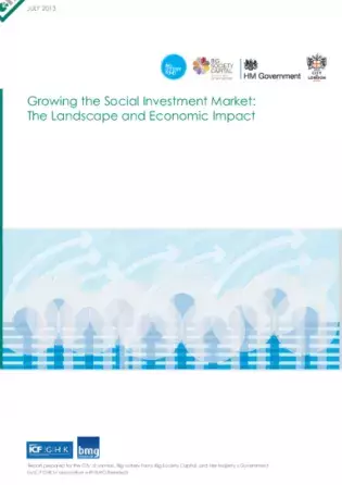 Growing the Social Investment Market: The Landscape and Economic Impact