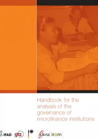 Handbook for the analysis of the governance of microfinance institutions