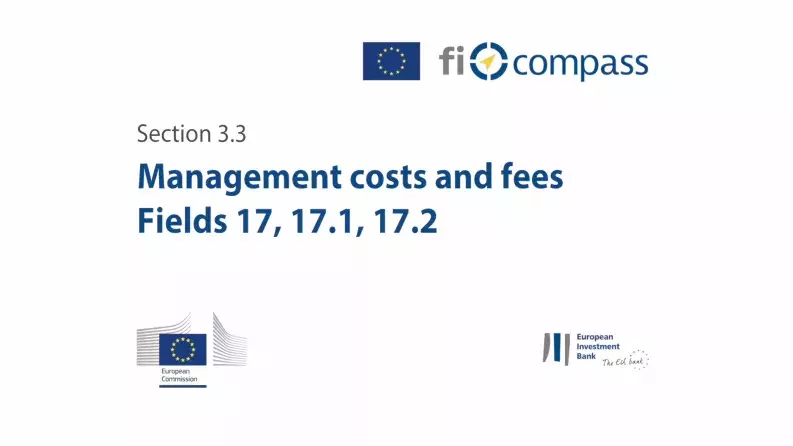 Section 3.3: Management costs and fees