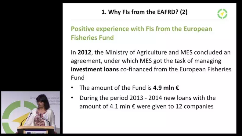 Making investment opportunities for farmers and rural businesses with EAFRD FIs