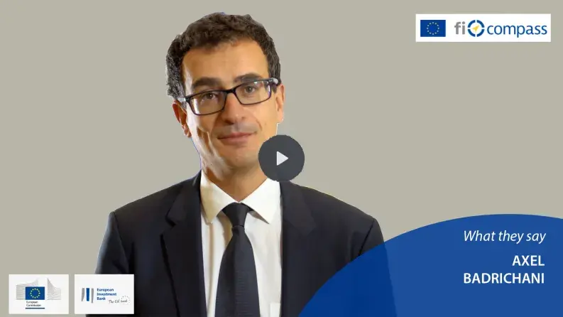 Benefits, results and new opportunities for ESIF financial instruments – Axel Badrichani, DG REGIO