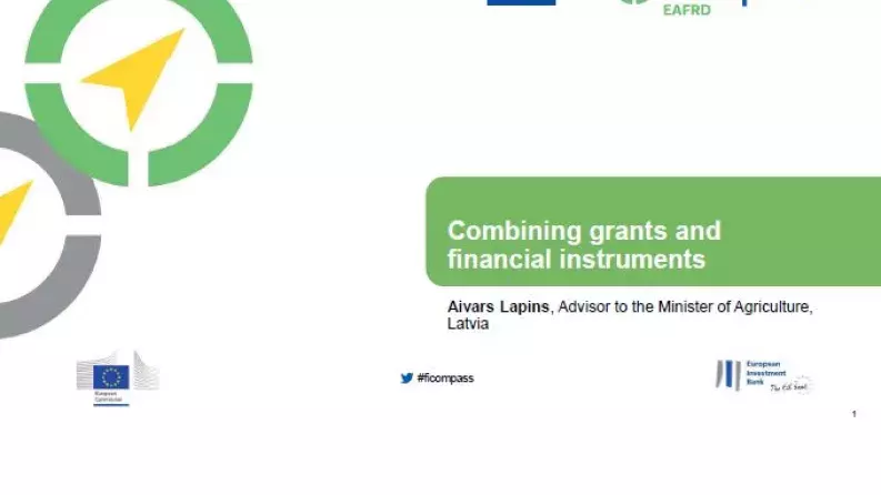 Combining grants and financial instruments Combining grants and financial instruments