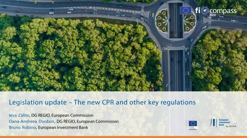 Legislation update – The new CPR and other key regulations Legislation update – The new CPR and other key regulations