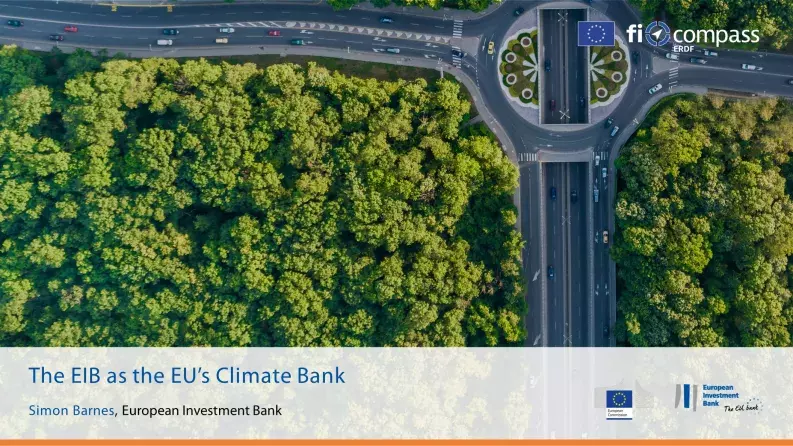 The EIB as the EU’s Climate Bank The EIB as the EU’s Climate Bank