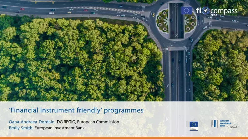 ‘Financial instrument friendly’ programmes ‘Financial instrument friendly’ programmes