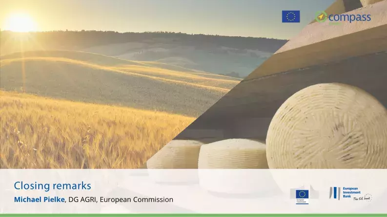 Michael Pielke, Head of Unit, DG AGRI, European Commission Michael Pielke, Head of Unit, DG AGRI, European Commission
