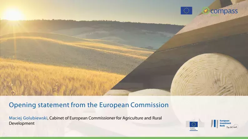 Opening statement from DG AGRI Opening statement from DG AGRI