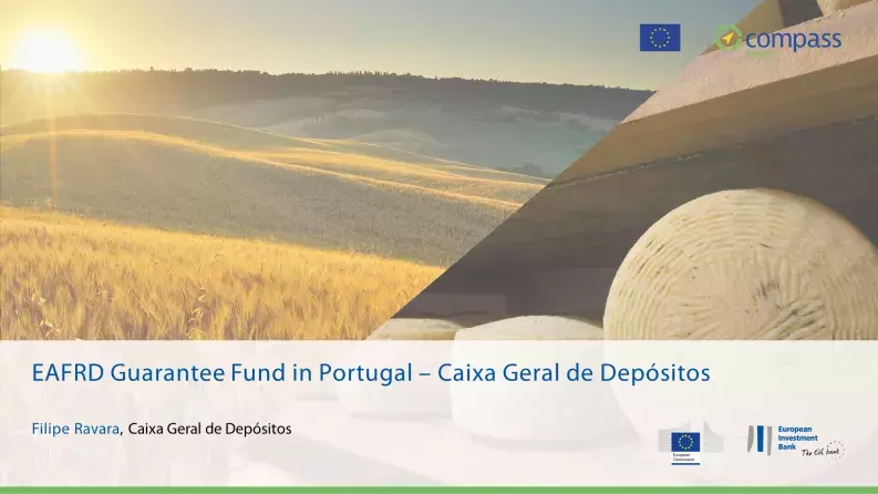 EAFRD Guarantee Fund in Portugal – Caixa Geral de Depósitos EAFRD Guarantee Fund in Portugal – Caixa Geral de Depósitos