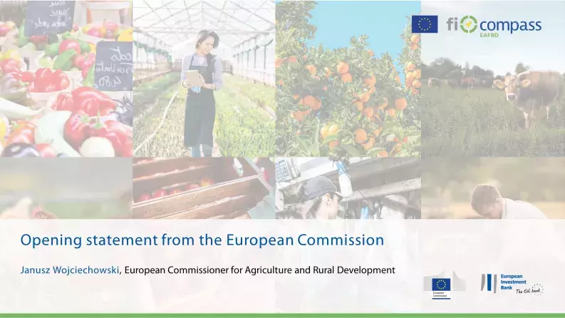Opening statement from the European Commission Opening statement from the European Commission