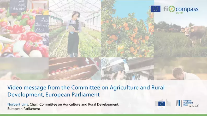 Video message from the Committee on Agriculture and Rural Development, European Parliament Video message from the Committee on Agriculture and Rural Development, European Parliament