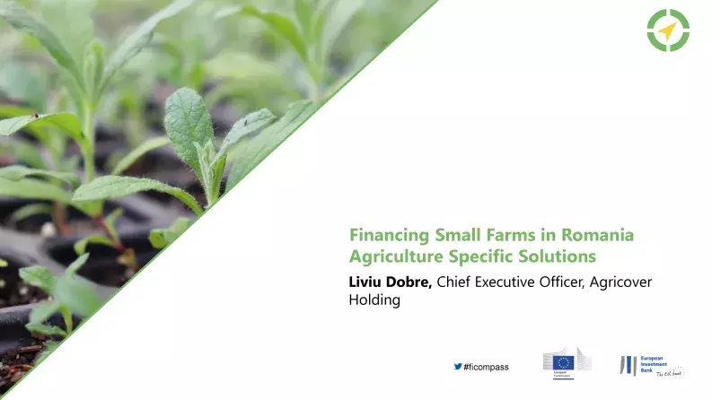 Financing small farms in Romania Financing small farms in Romania