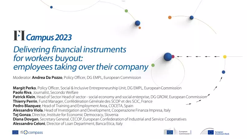 Delivering financial instruments for workers buyout: employees taking over their company