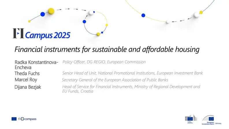 Financial instruments for sustainable and affordable housing
