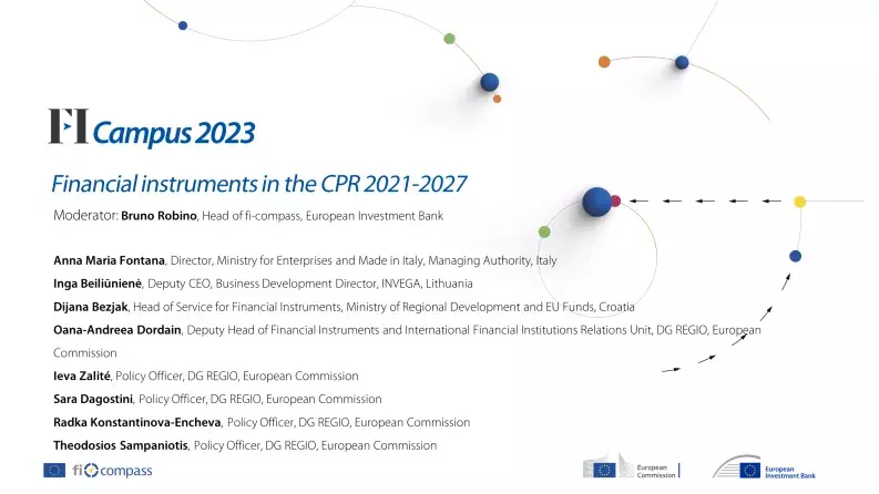Financial instruments in the CPR 2021-2027
