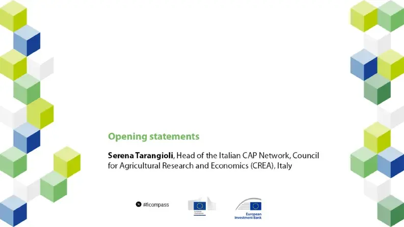 Opening statement –  Serena Tarangioli