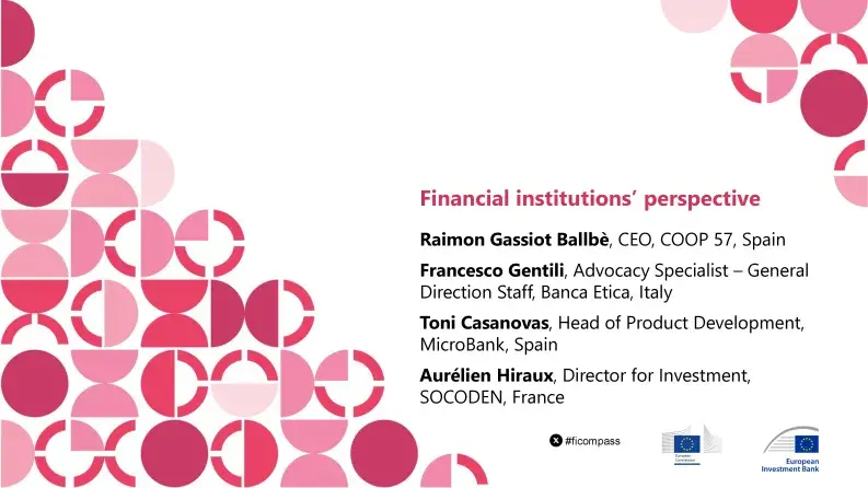 Financial institutions' perspective