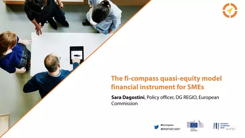 The fi-compass quasi-equity model financial instrument for SMEs The fi-compass quasi-equity model financial instrument for SMEs