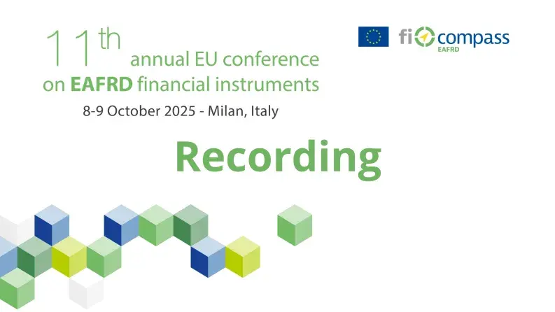 11th annua EU Conference on EAFRD financial instruments – Recording
