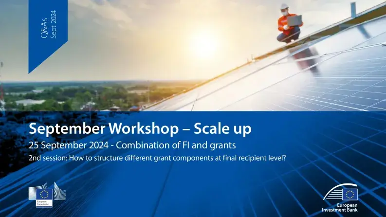 Q&A: How to structure different grant components at final recipient level? Q&A: How to structure different grant components at final recipient level?