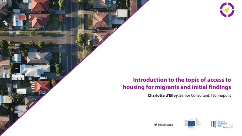 Session 2- Introduction to the topic of access to housing for migrants and initial findings