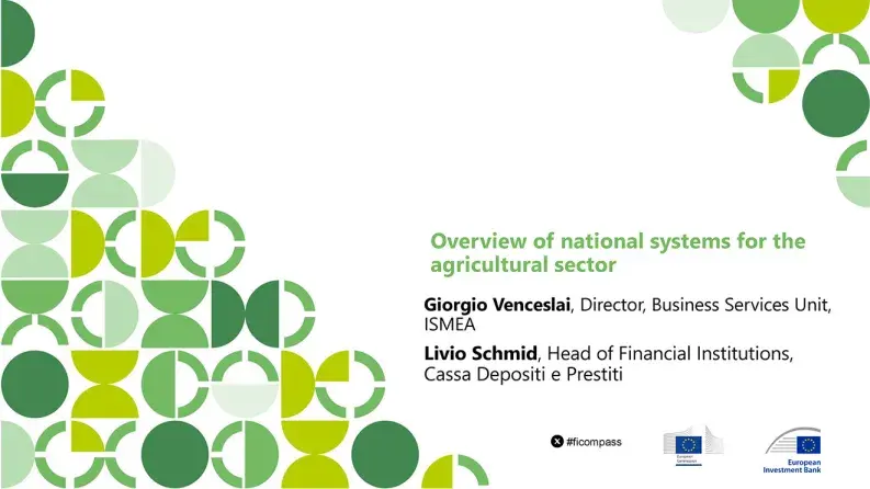 Overview of national systems for the agricultural sector