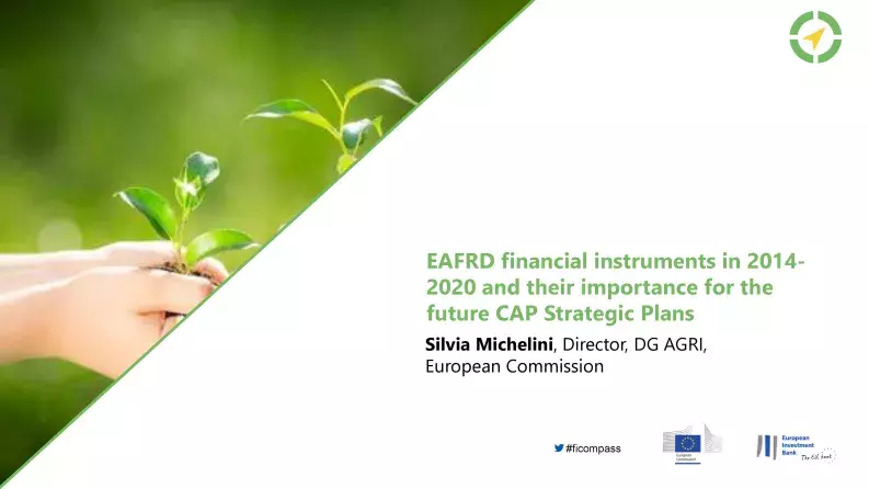 EAFRD financial instruments in 2014-2020 and their importance for the future CAP Strategic Plans EAFRD financial instruments in 2014-2020 and their importance for the future CAP Strategic Plans