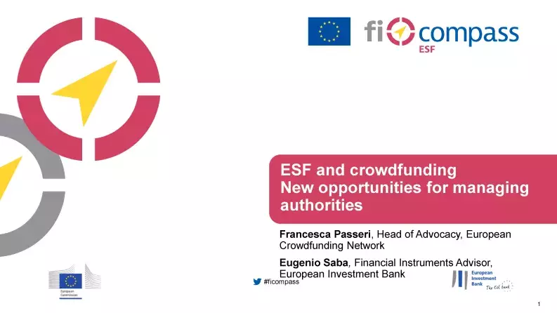 ESF and crowdfunding New opportunities for managing authorities