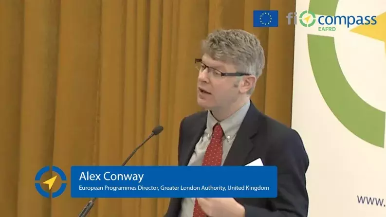 Alex Conway, European Programmes Director, Greater London Authority, United Kingdom