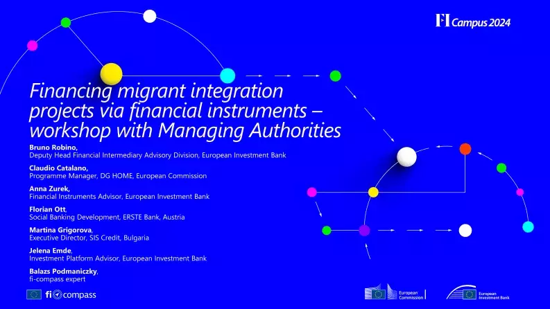 Financing migrant integration projects via financial instruments – workshop with Managing Authorities