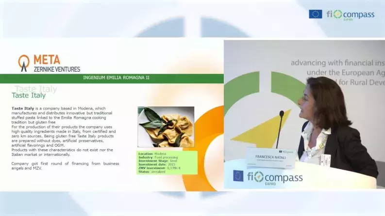 Access to finance, financial instruments and private investors (ctd) - Francesca Natali