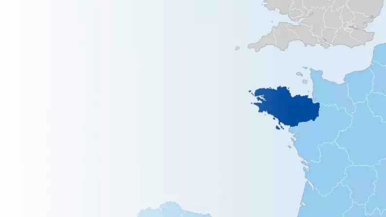 Bretagne (France) (map) Bretagne (France) (map)