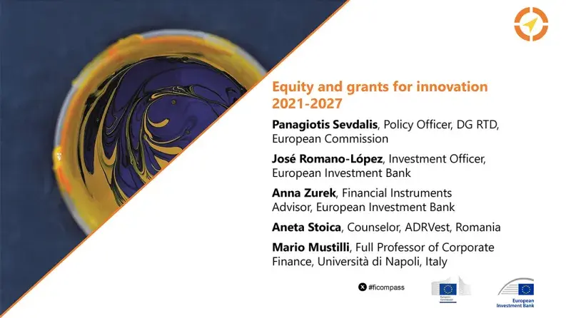Equity and grants for innovation 2021-2027