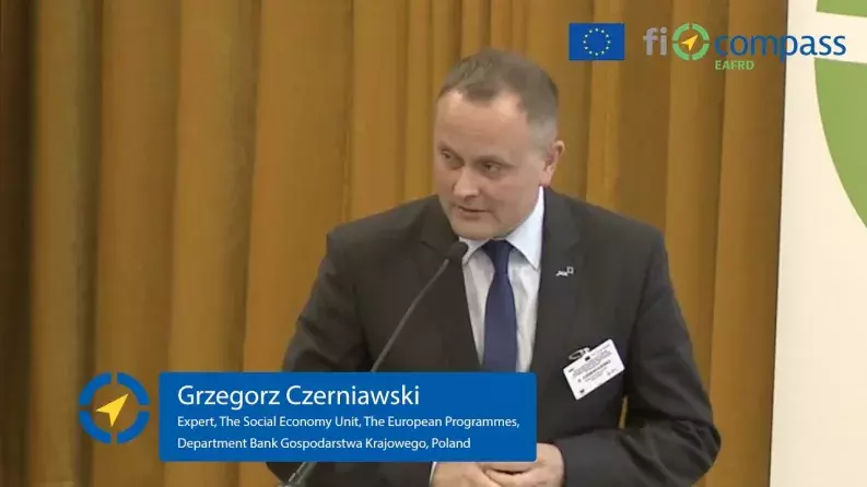 Grzegorz Czerniawski, Expert, The Social Economy Unit, The European Programmes, Department Bank Gospodarstwa Krajowego, Poland