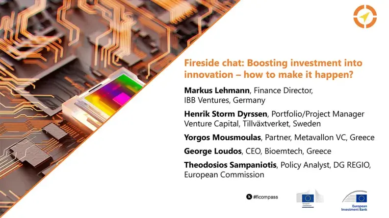 Fireside chat: Boosting investment into innovation – how to make it happen?