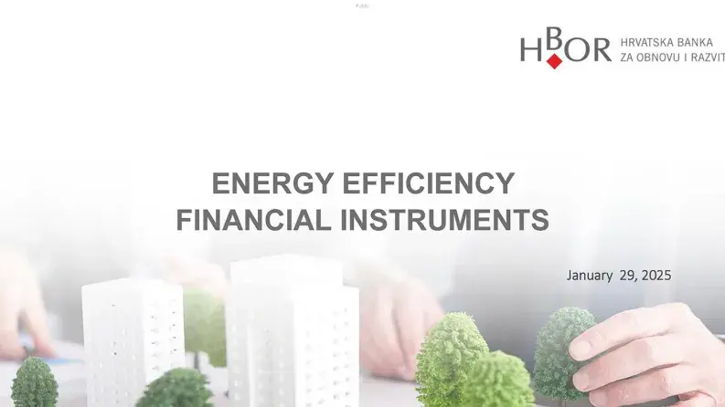Combined financial instruments to be implemented in Croatia in the 2021-27 programming period Combined financial instruments to be implemented in Croatia in the 2021-27 programming period