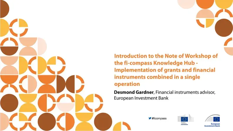 Introduction to the Note of Workshop of the fi-compass Knowledge Hub