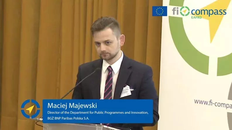 Maciej Majewski, Director of the Department for Public Programmes and Innovation, BGŻ BNP Paribas Polska S.A.