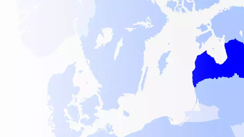 Latvia map banner Latvia map banner