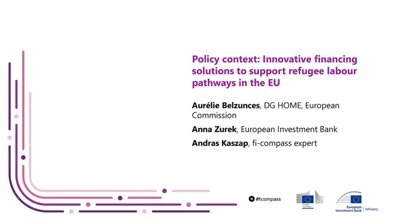 Policy context: Innovative financing solutions to support refugee labour pathways in the EU