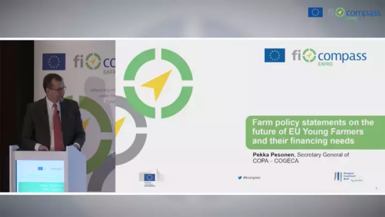 Farm policy statements on the future of EU Young Farmers and their financing needs by Pekka Pesonen