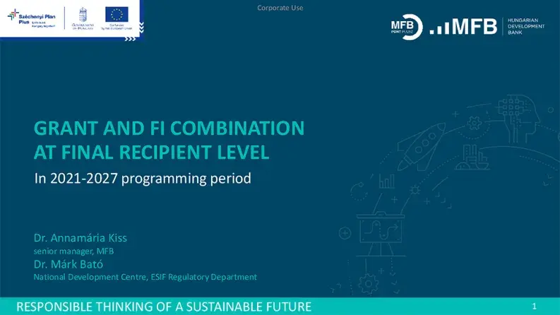 Grant and FI combination at final recipient level Grant and FI combination at final recipient level