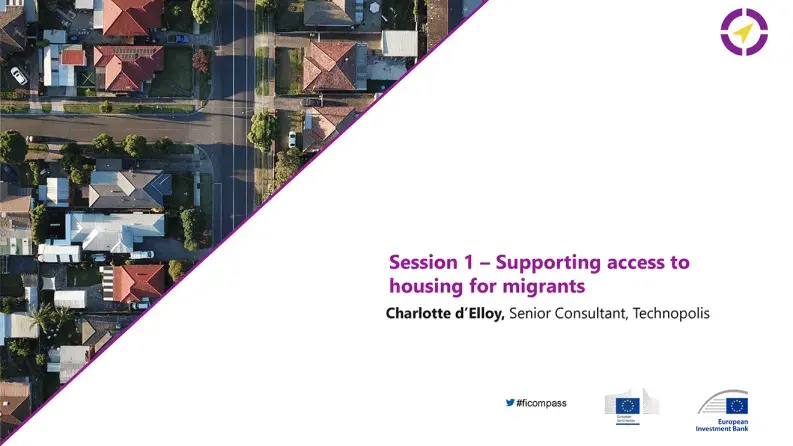 Session 1 – Supporting access to housing for migrants