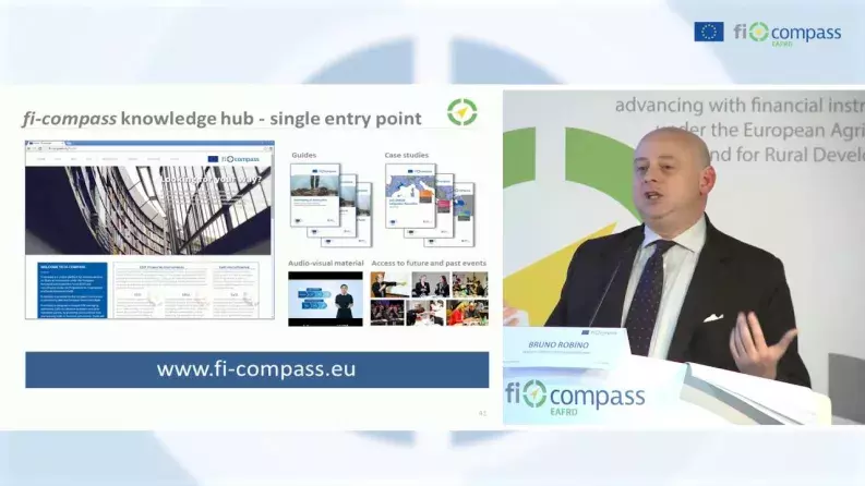Advisory support for EAFRD managing authorities on financial instruments - Bruno Robino