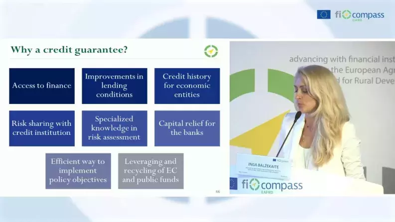 Access to finance, financial instruments and private investors - Inga Balžekaitė